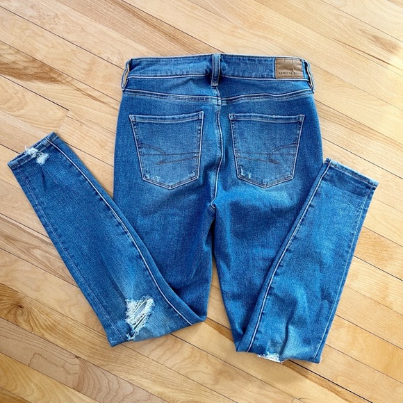 American Eagle High-Rise Jeggings - Size 0 Short - Picture 3 of 3